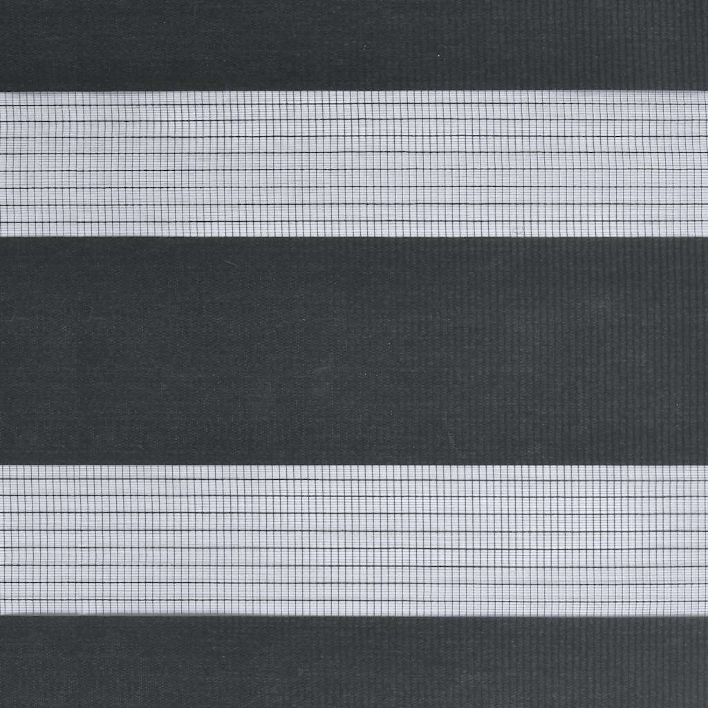 Zavjesa zebra crna 90x100 cm širina tkanine 85,9 cm poliester