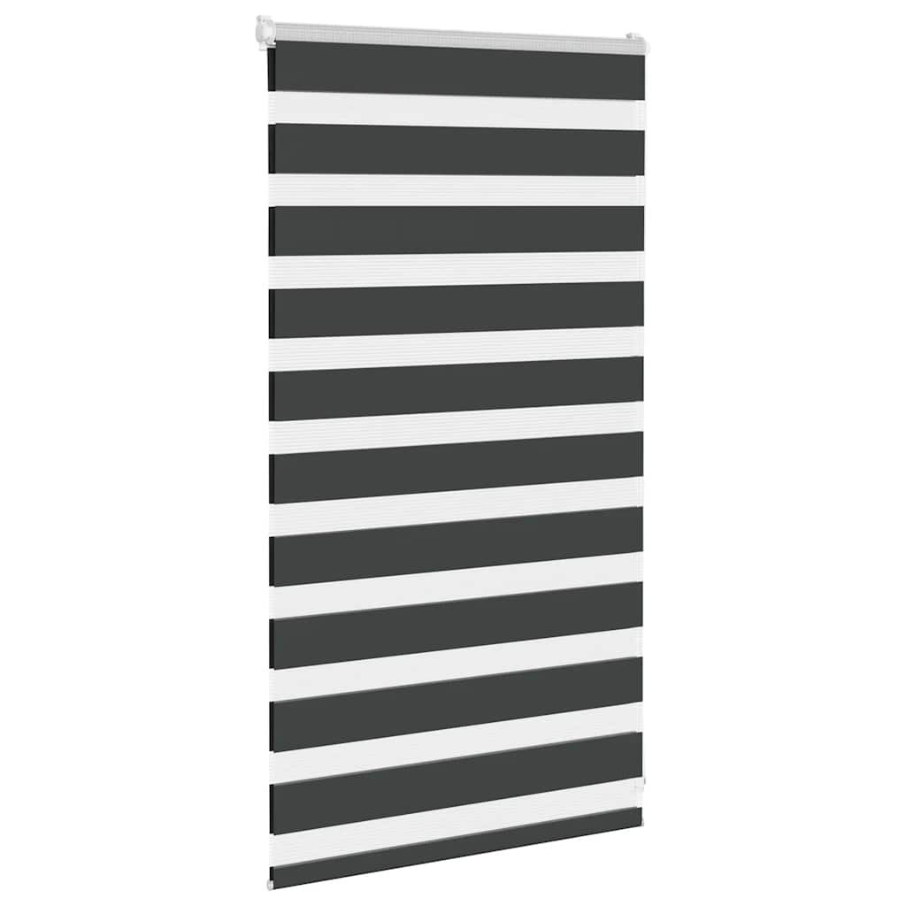 Zavjesa zebra crna 90x100 cm širina tkanine 85,9 cm poliester