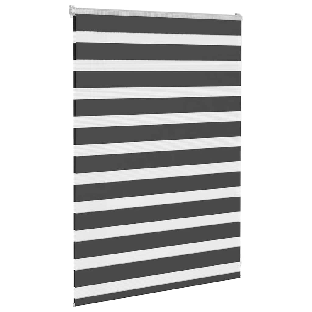 Zavjesa zebra crna 95x100 cm širina tkanine 90,9 cm poliester