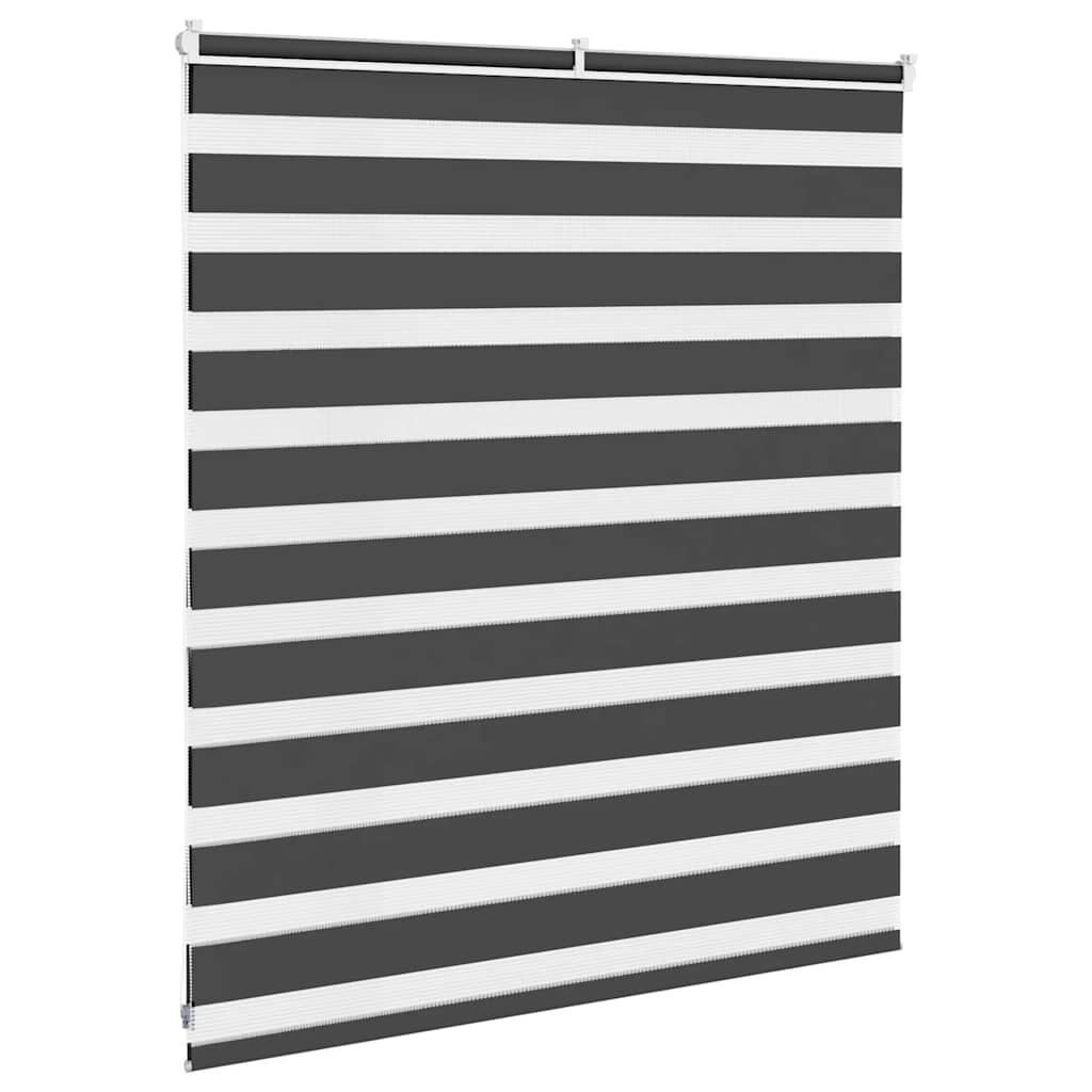 Zavjesa zebra crna 120x100 cm širina tkanine 115,9 cm poliester