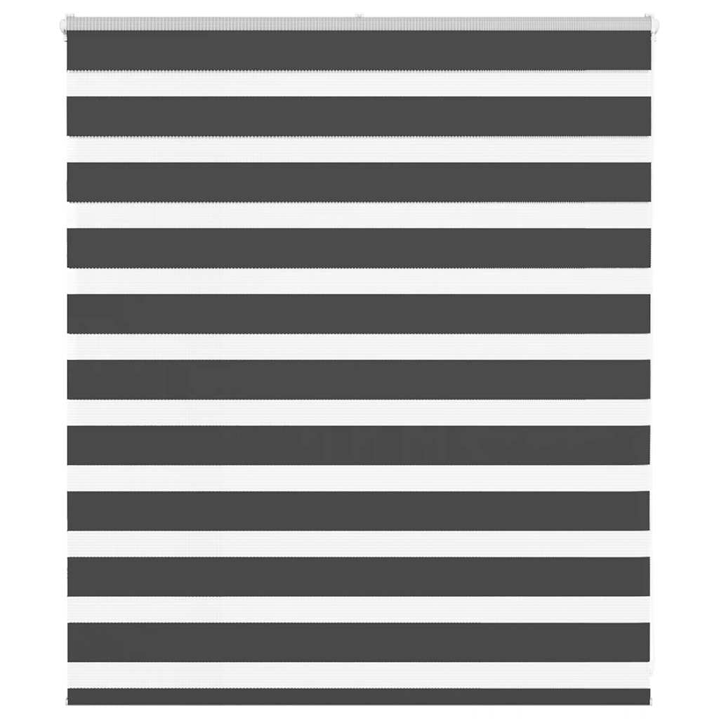 Zavjesa zebra crna 125x100 cm širina tkanine 120,9 cm poliester