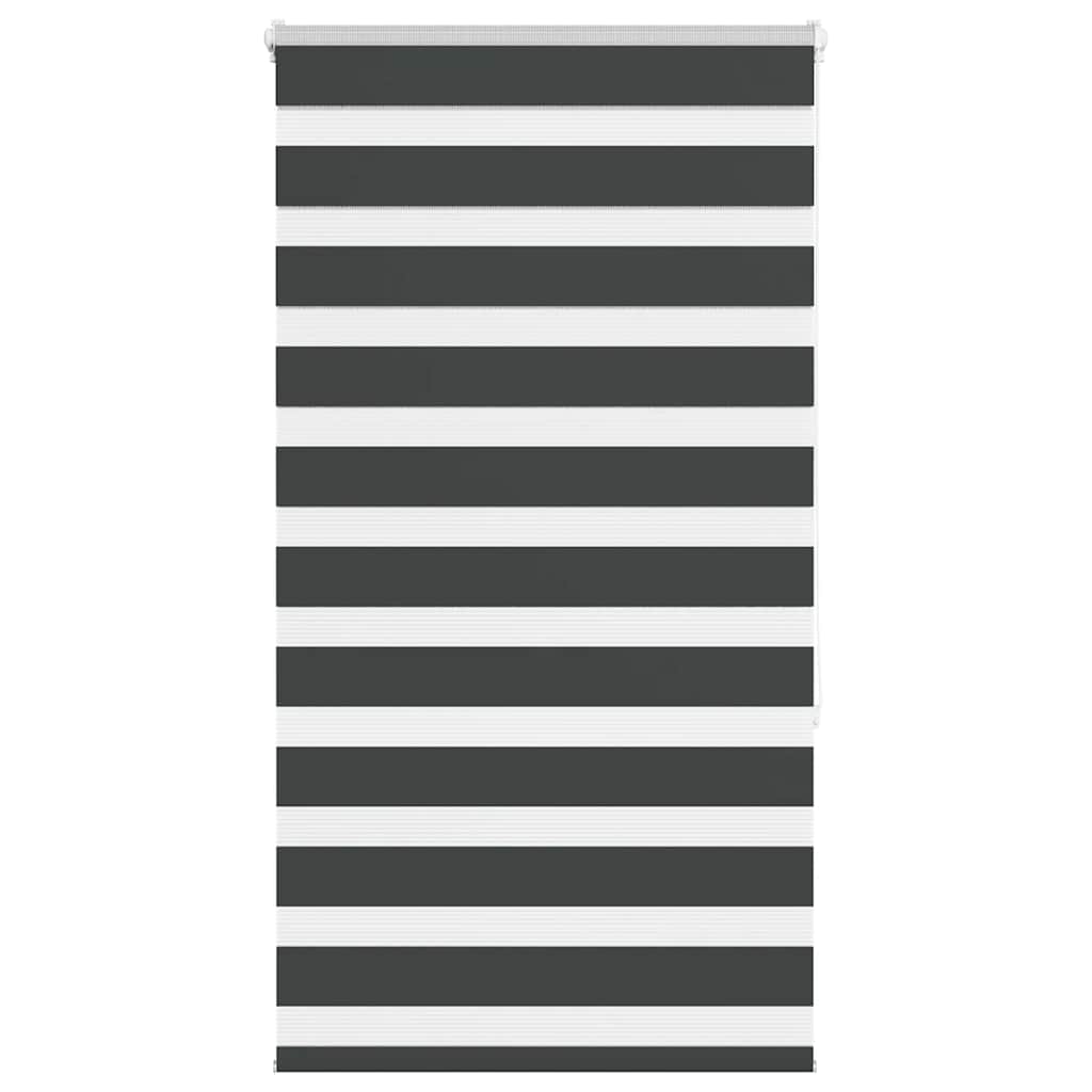 Zavjesa zebra crna 70x150 cm širina tkanine 65,9 cm poliester