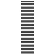 Zavjesa zebra crna 60x200 cm širina tkanine 55,9 cm poliester