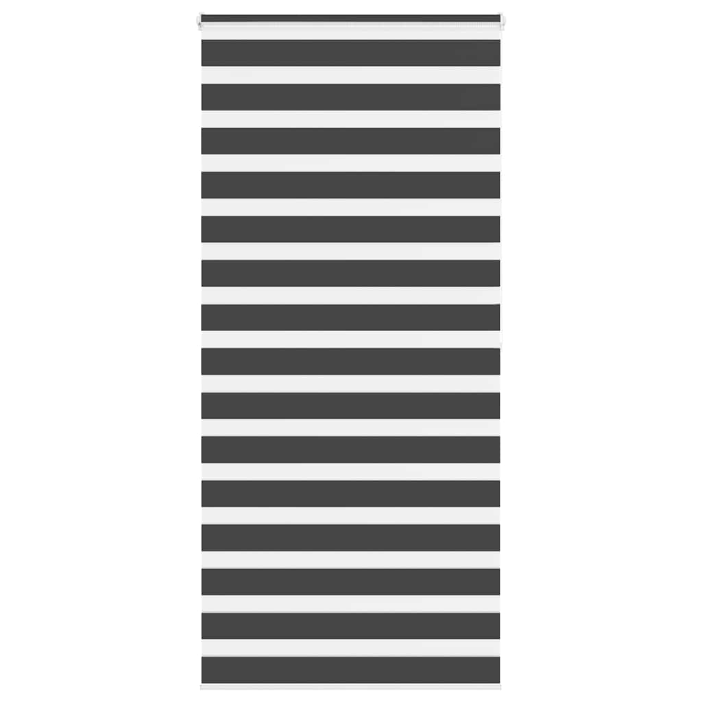 Zavjesa zebra crna 100x200 cm širina tkanine 95,9 cm poliester