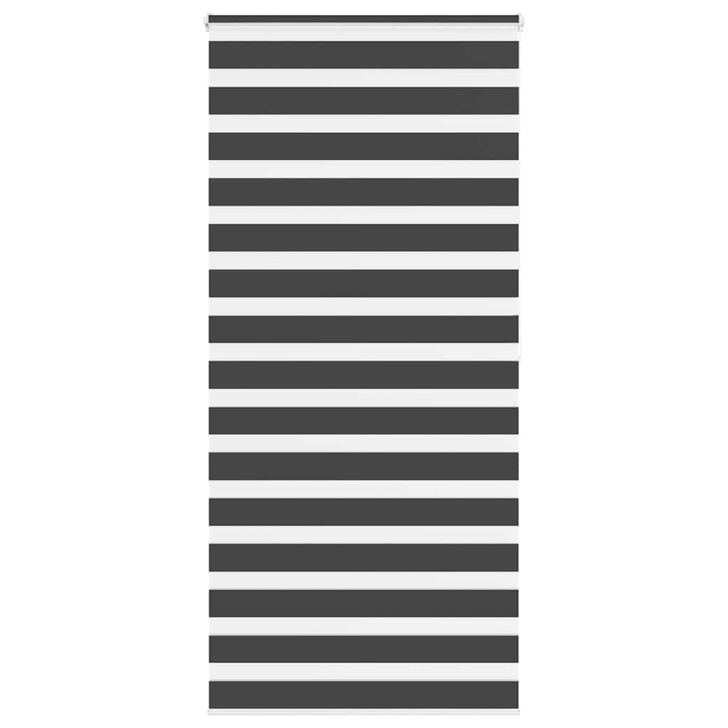 Zavjesa zebra crna 105x200 cm širina tkanine 100,9 cm poliester