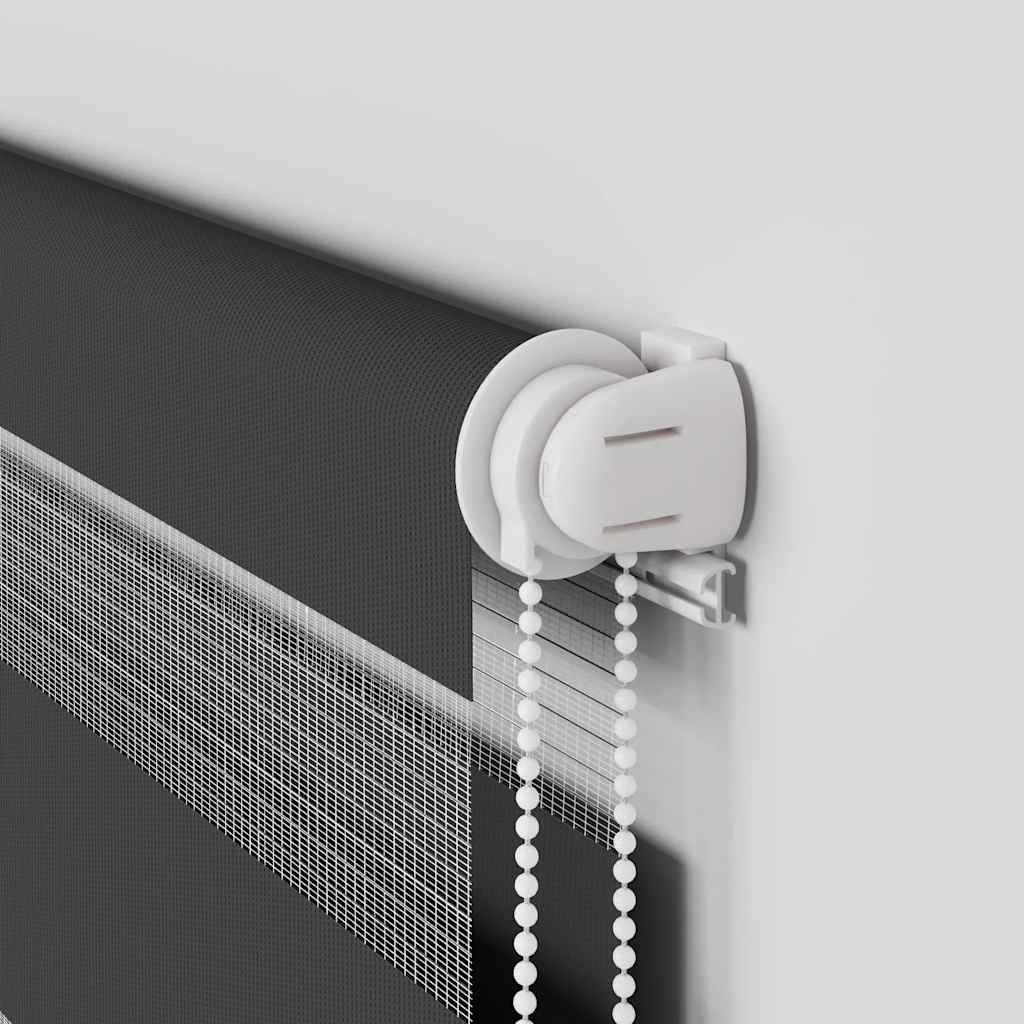 Zavjesa zebra crna 115x200 cm širina tkanine 110,9 cm poliester