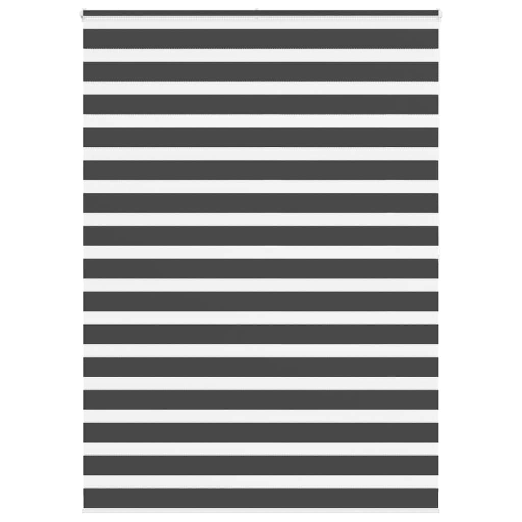 Zavjesa zebra crna 160x200 cm širina tkanine 155,9 cm poliester
