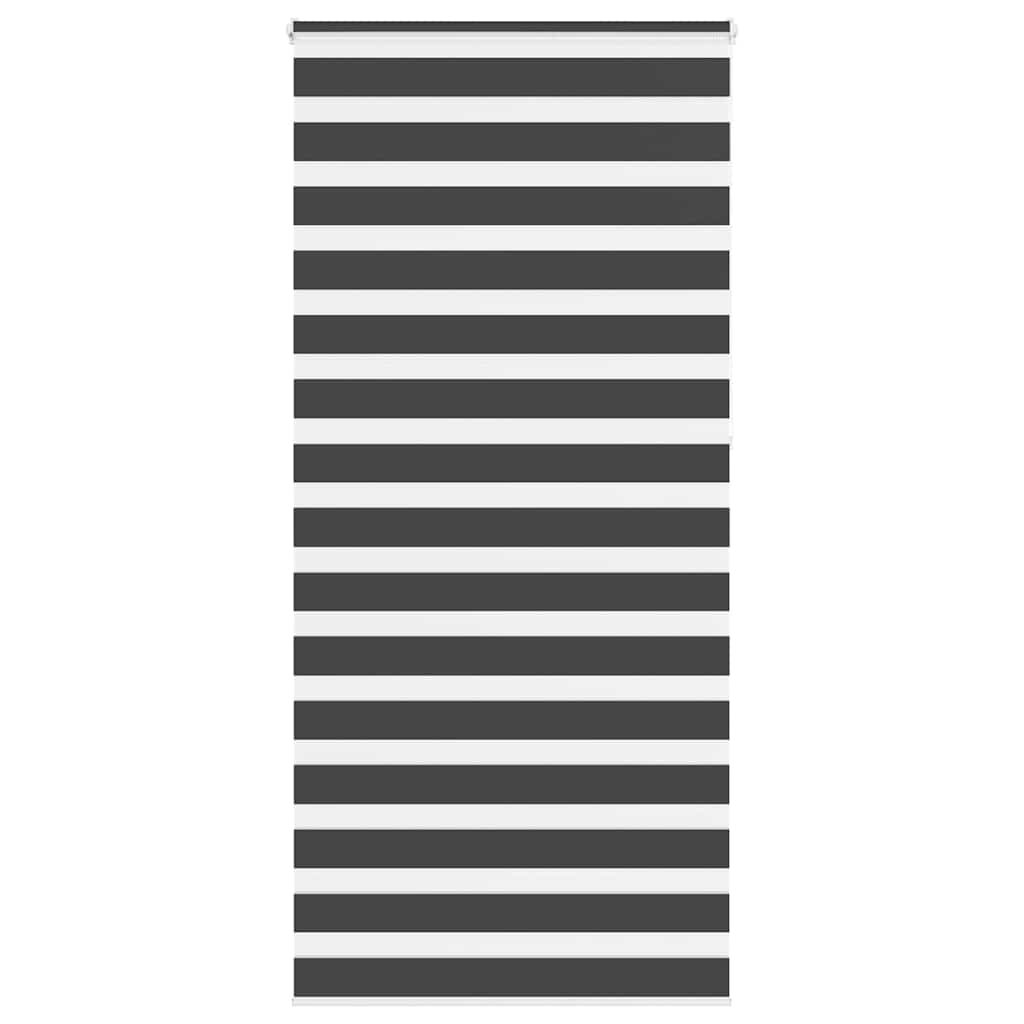 Zavjesa zebra crna 105x230 cm širina tkanine 100,9 cm poliester