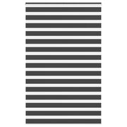 Zebra zavjesa Crna 145x230 cm Širina tkanine 140,9 cm Poliester