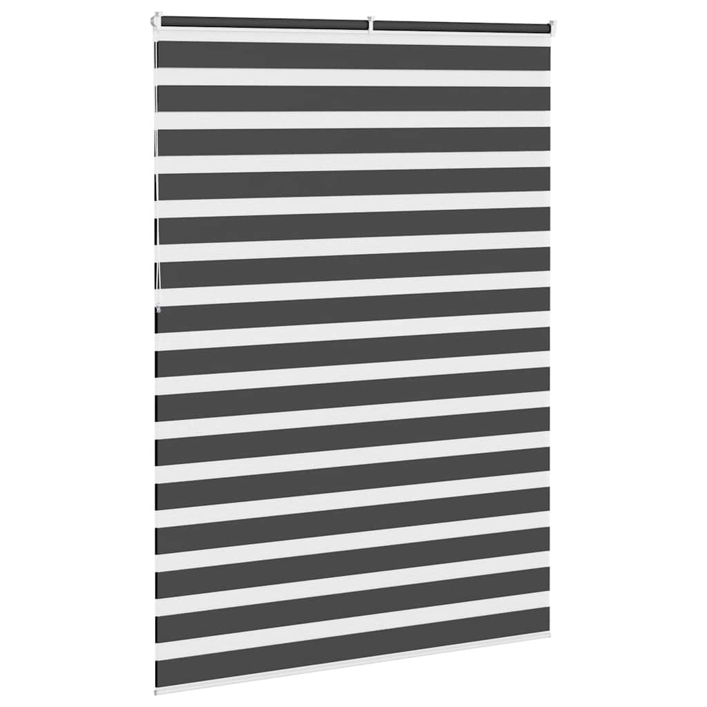 Zavjesa zebra crna 165x230 cm širina tkanine 160,9 cm poliester
