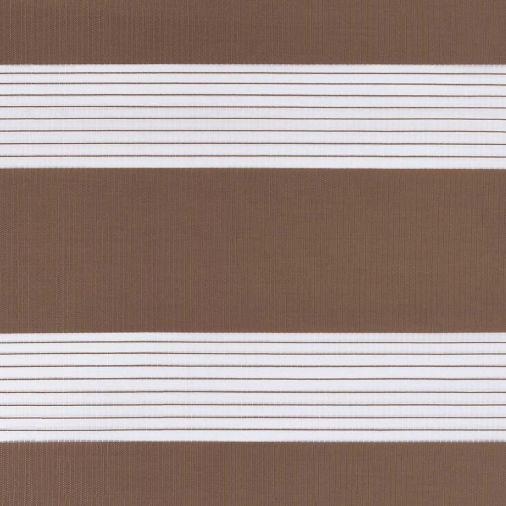 Zebra zavjesa smeđa 80x100 cm širina tkanine 75,9 cm poliester