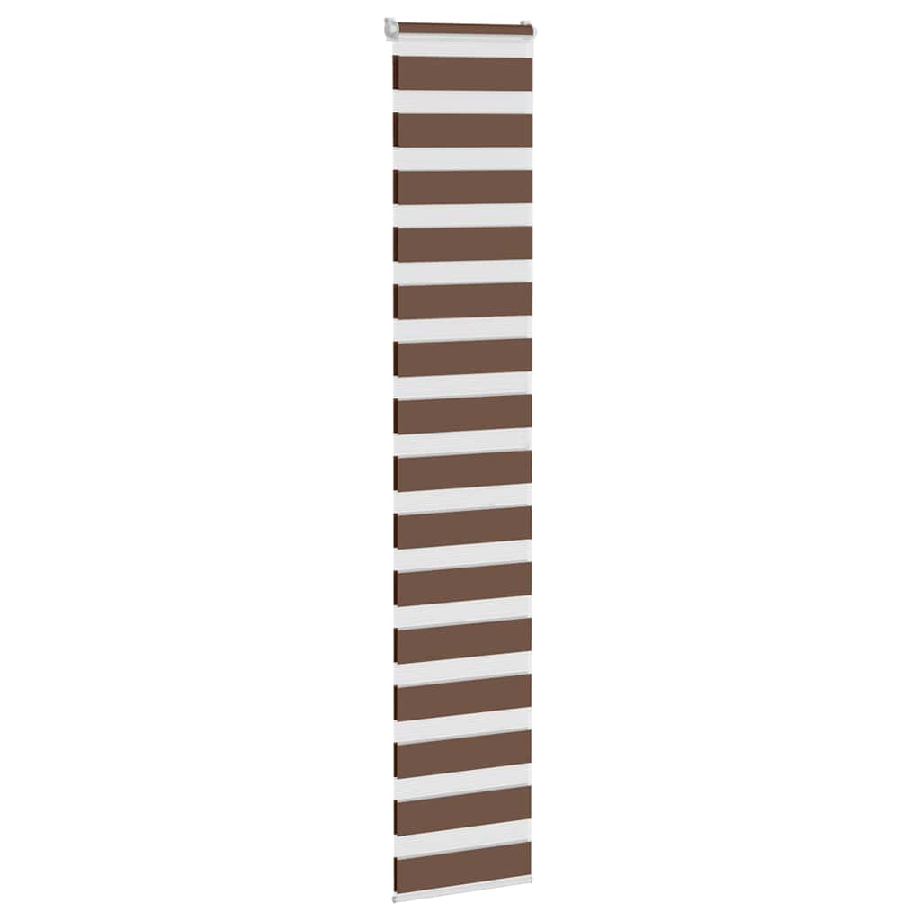Zebra zavjesa smeđa 50x200 cm širina tkanine 45,9 cm poliester
