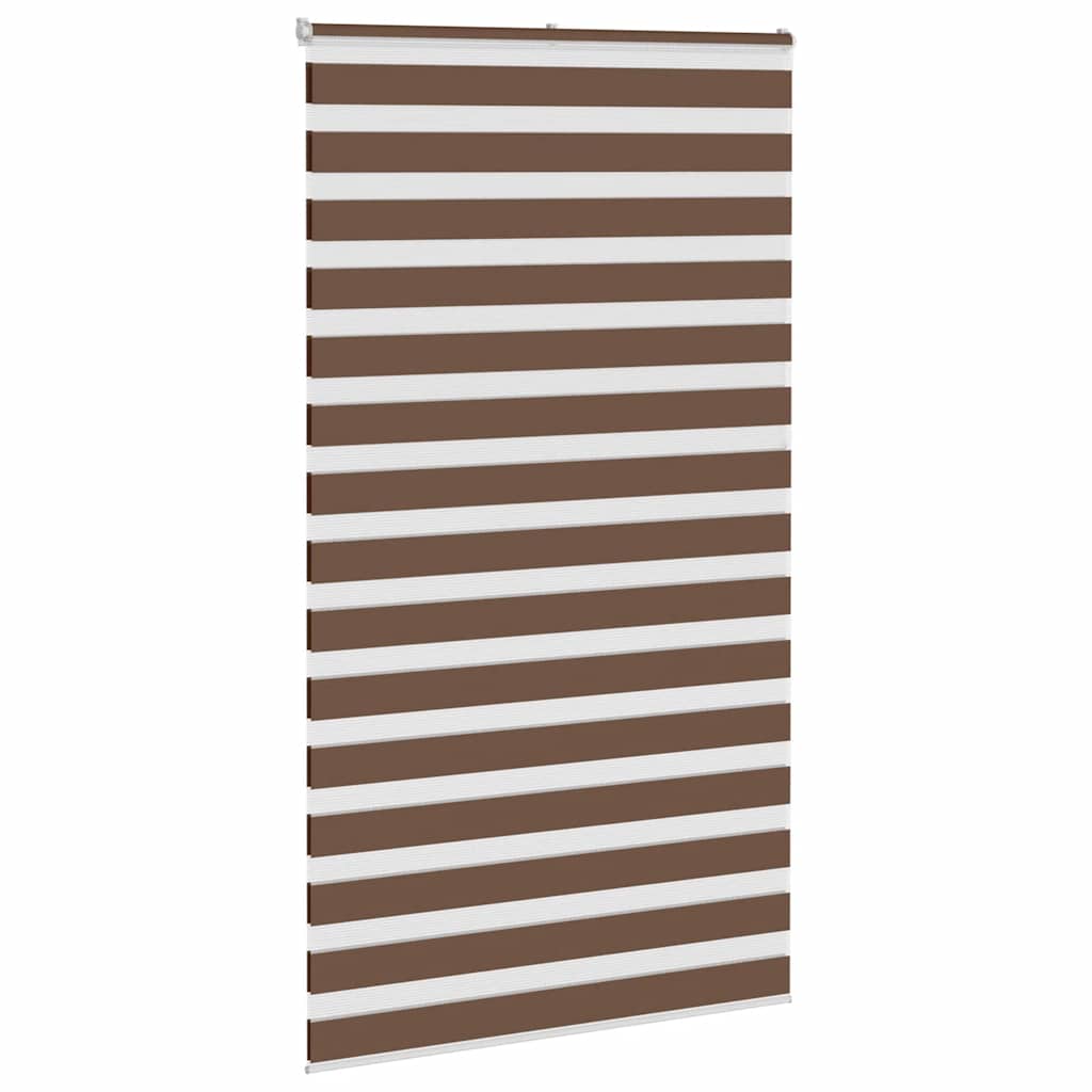 Zebra zavjesa Smeđa 135x200 cm Širina tkanine 130,9 cm Poliester