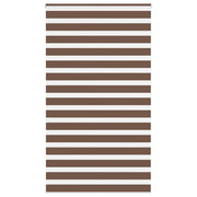 Zebra zavjesa Smeđa 120x230 cm Širina tkanine 115,9 cm Poliester