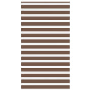 Zebra zavjesa Smeđa 130x230 cm Širina tkanine 125,9 cm Poliester