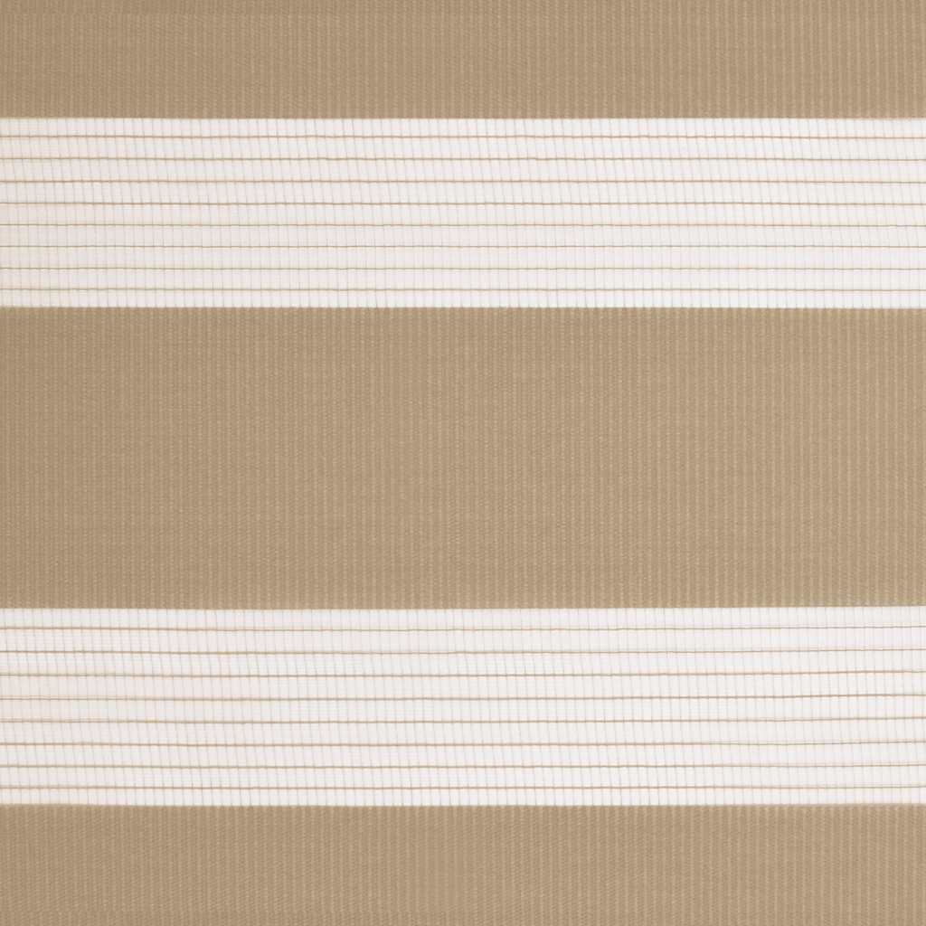 Zebra zavjesa Pješčano smeđa 60x100 cm Širina tkanine 55,9 cm Poliester