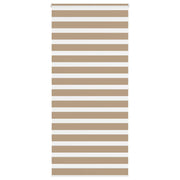 Zebra zavjesa Pješčano smeđa 105x200 cm Širina tkanine 100,9 cm Poliester