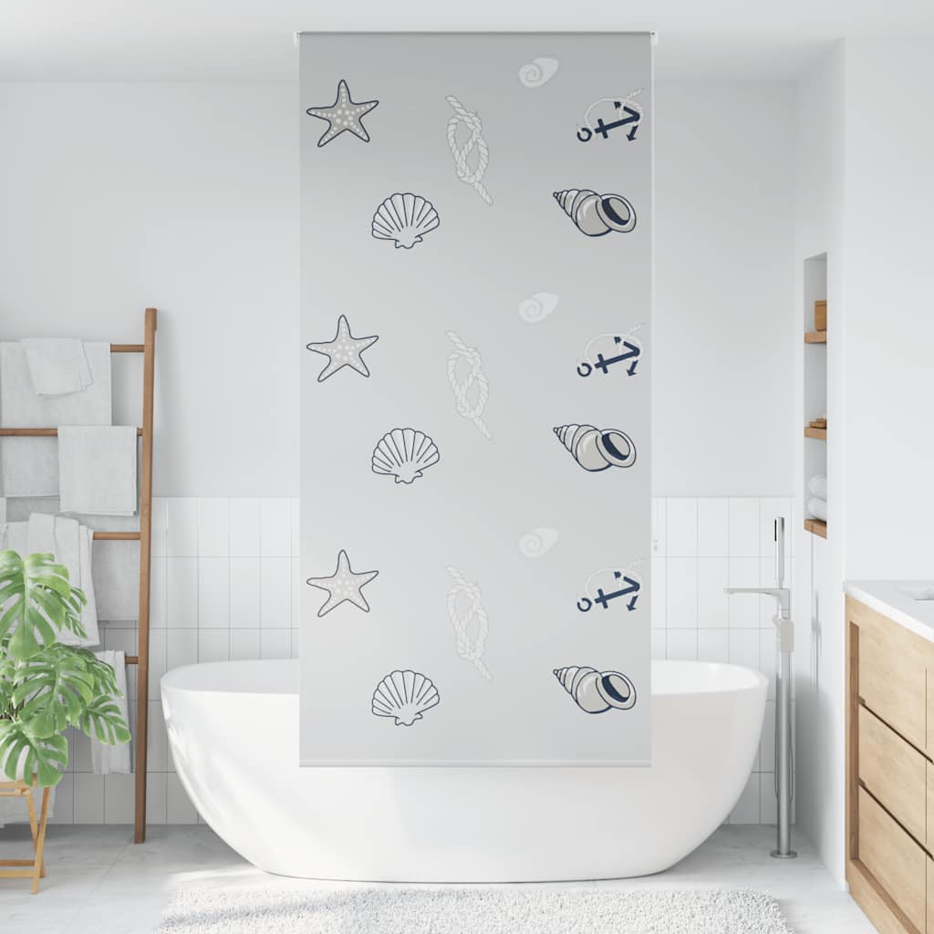 Rolo zavjesa za tuš 90x240 cm širina tkanine 86 cm