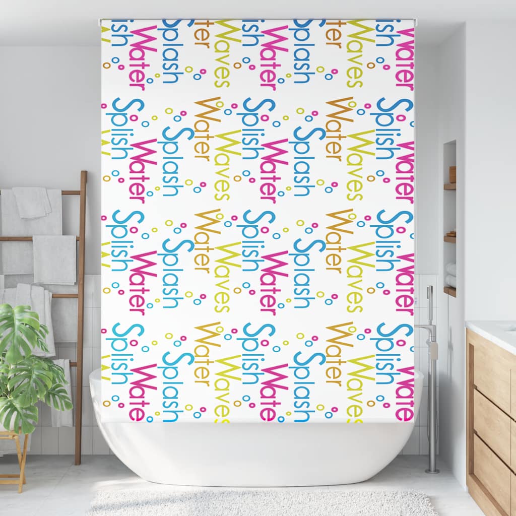 Rolo zavjesa za tuš 160x240 cm širina tkanine 156 cm