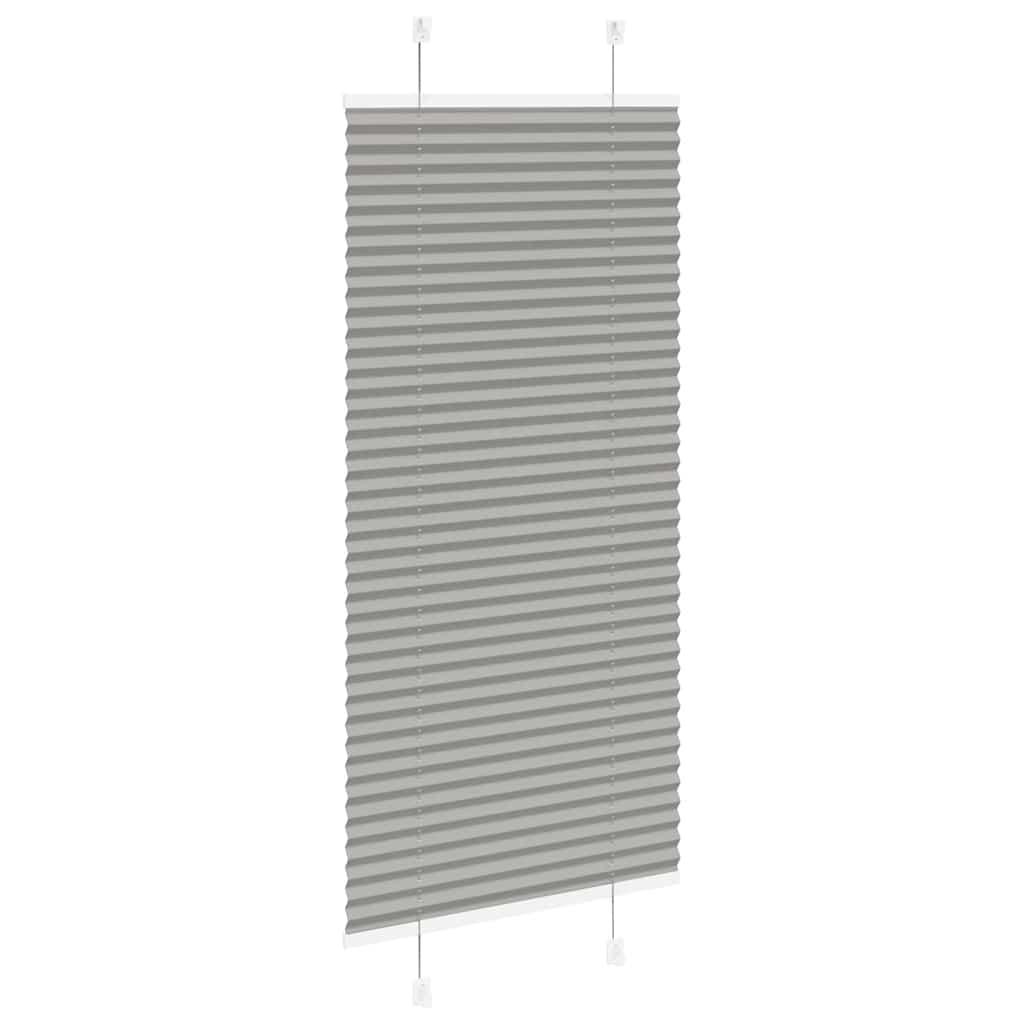 Plisirana roleta antracit 60x100 cm širina tkanine 59,4 cm