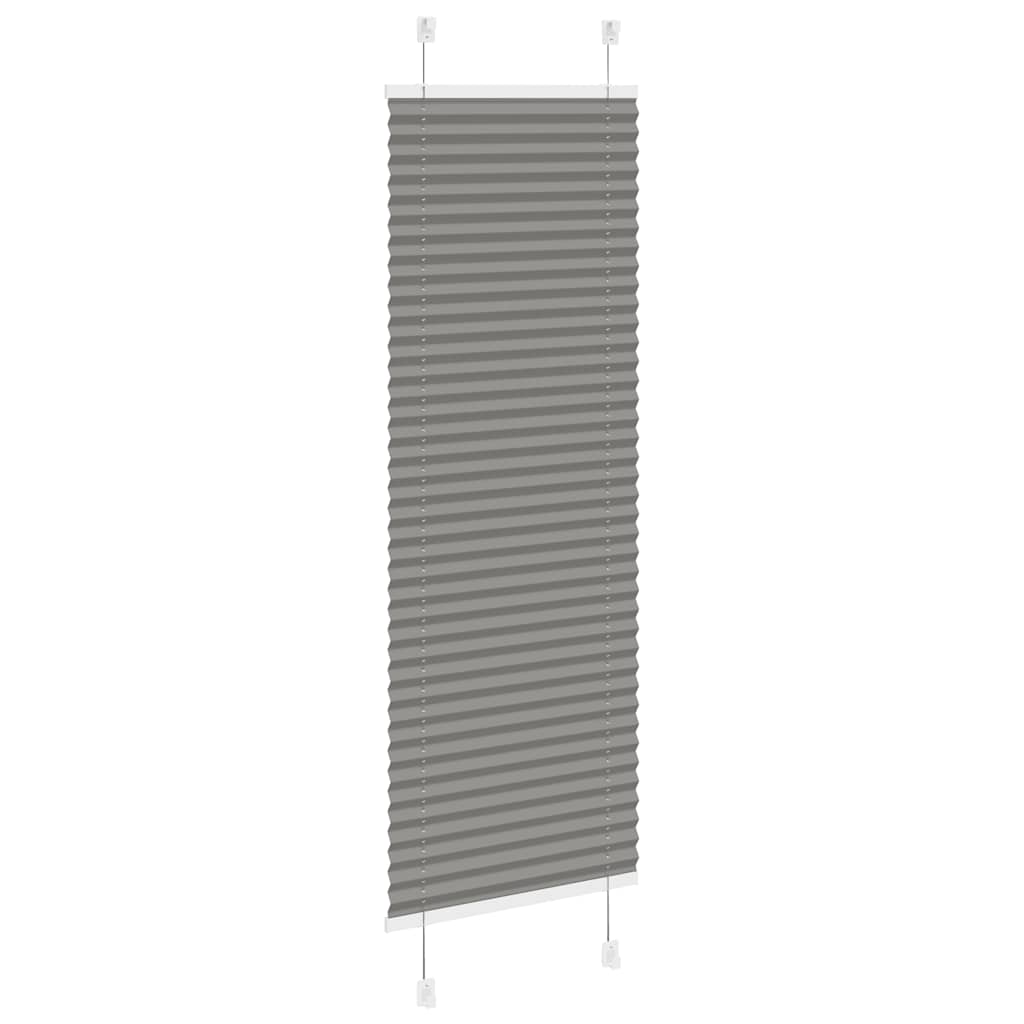 Plisirana roleta antracit 40x150 cm širina tkanine 39,4 cm