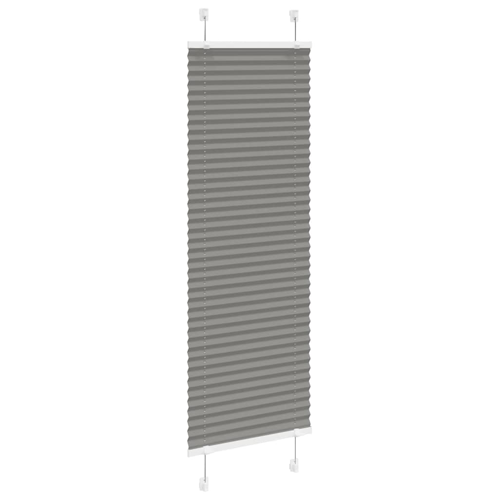 Plisirana roleta antracit 50x150 cm širina tkanine 49,4 cm