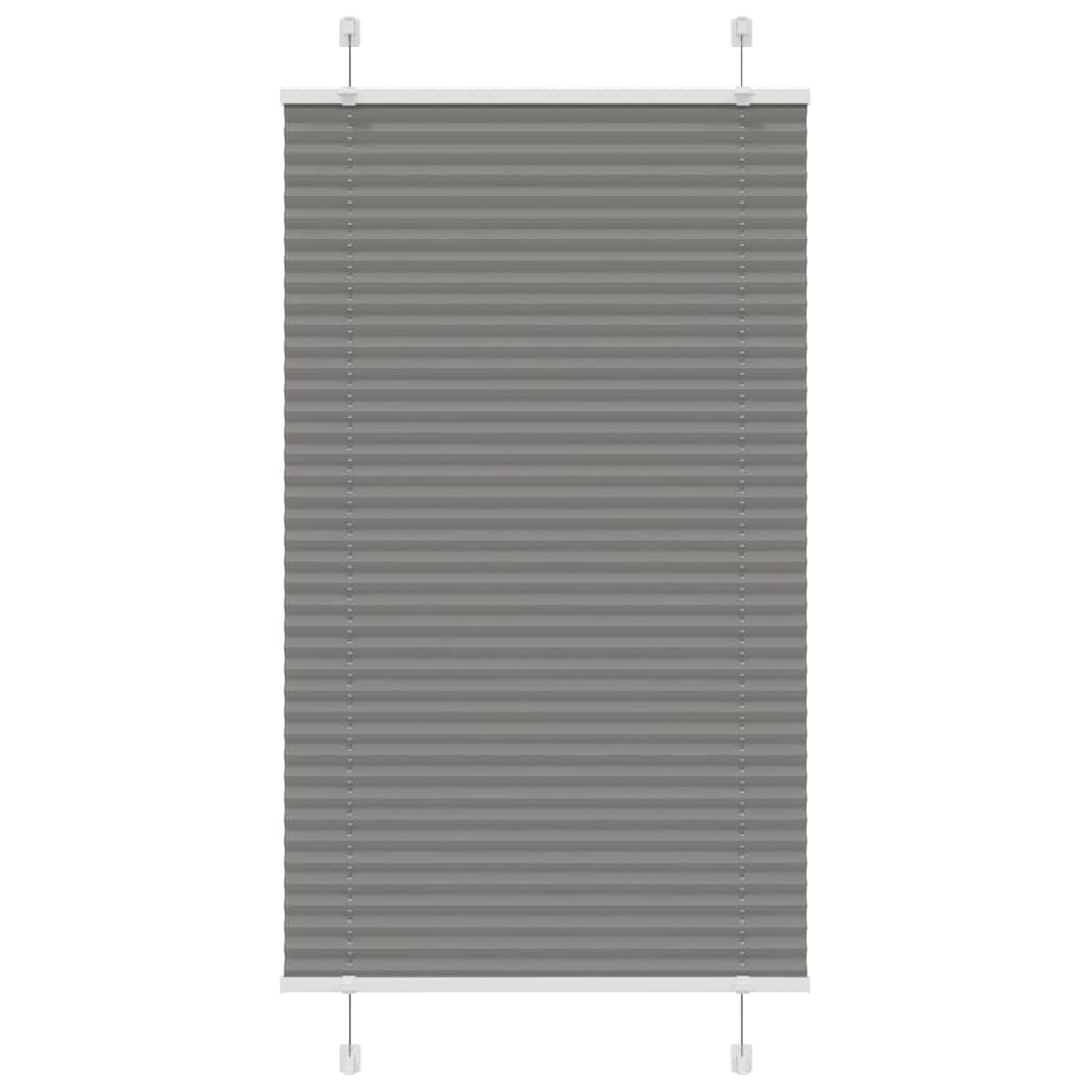 Plisirana roleta antracit 80x150 cm širina tkanine 79,4 cm