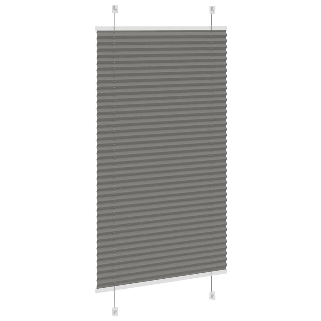 Plisirana roleta antracit 80x150 cm širina tkanine 79,4 cm