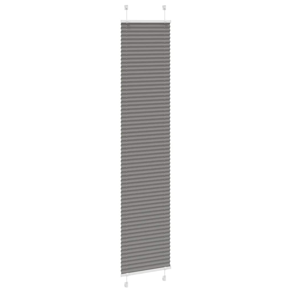 Plisirana roleta antracit 50x200 cm širina tkanine 49,4 cm