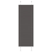 Plisirana roleta crna 45x150 cm širina tkanine 44,4 cm