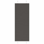 Plisirana roleta crna 80x200 cm širina tkanine 79,4 cm