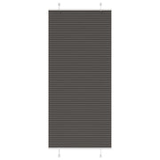 Plisirana roleta crna 90x200 cm širina tkanine 89,4 cm