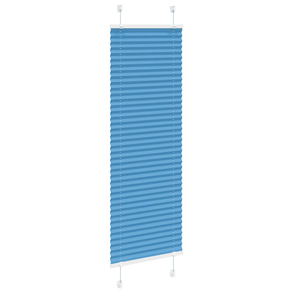 Plisirana zavjesa Plava 40x100 cm Širina tkanine 39,4 cm Poliester