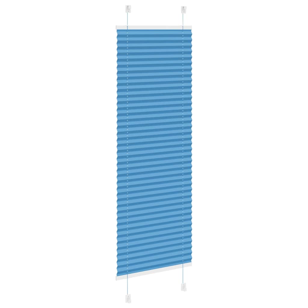 Plisirana zavjesa Plava 40x100 cm Širina tkanine 39,4 cm Poliester