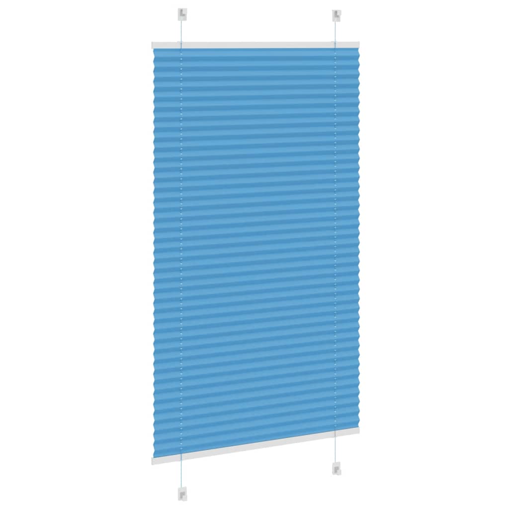 Plisirana zavjesa Plava 80x100 cm Širina tkanine 79,4 cm Poliester