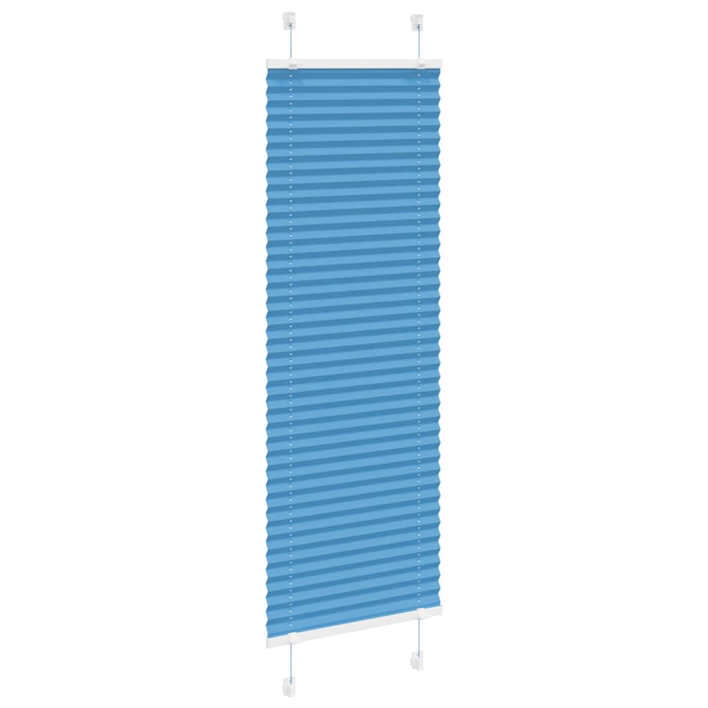 Plisirana zavjesa Plava 45x150 cm Širina tkanine 44,4 cm Poliester