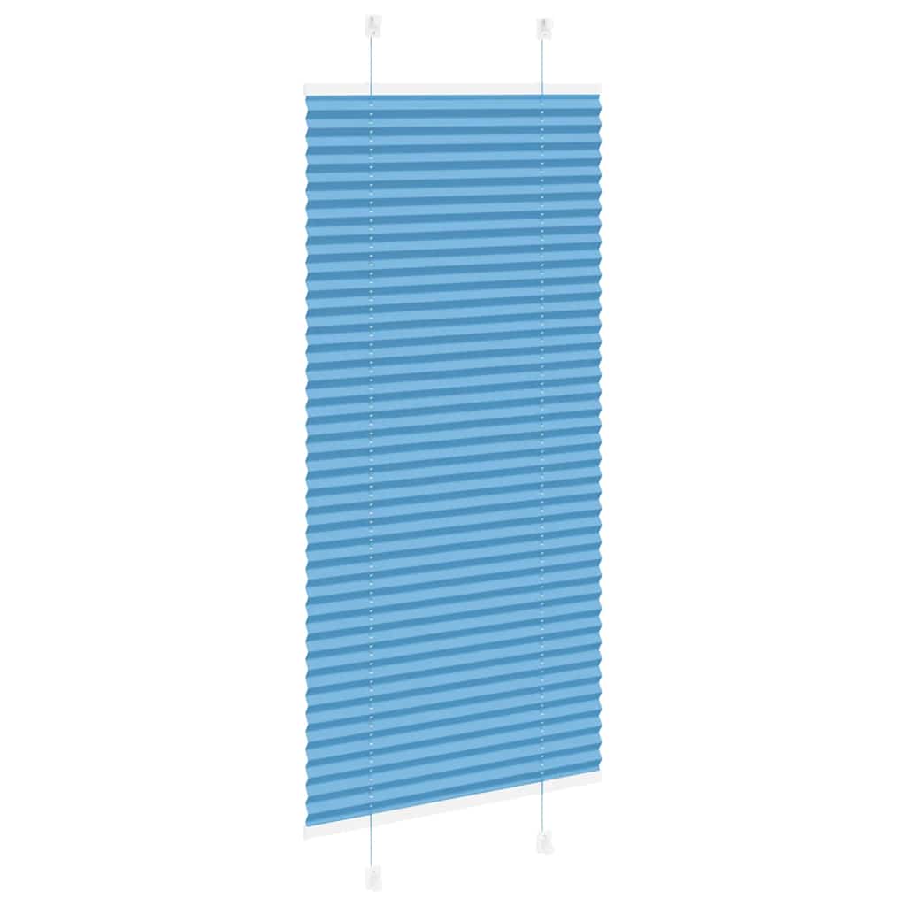 Plisirana zavjesa Plava 55x150 cm Širina tkanine 54,4 cm Poliester
