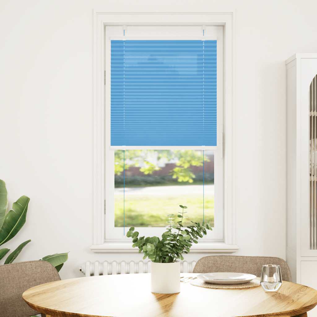 Plisirana zavjesa Plava 60x150 cm Širina tkanine 59,4 cm Poliester