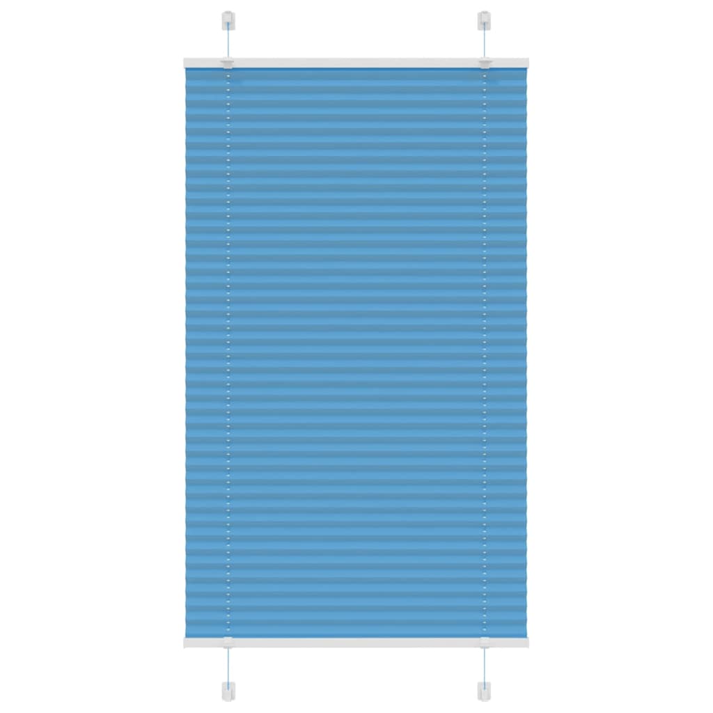 Plisirana zavjesa Plava 80x150 cm Širina tkanine 79,4 cm Poliester