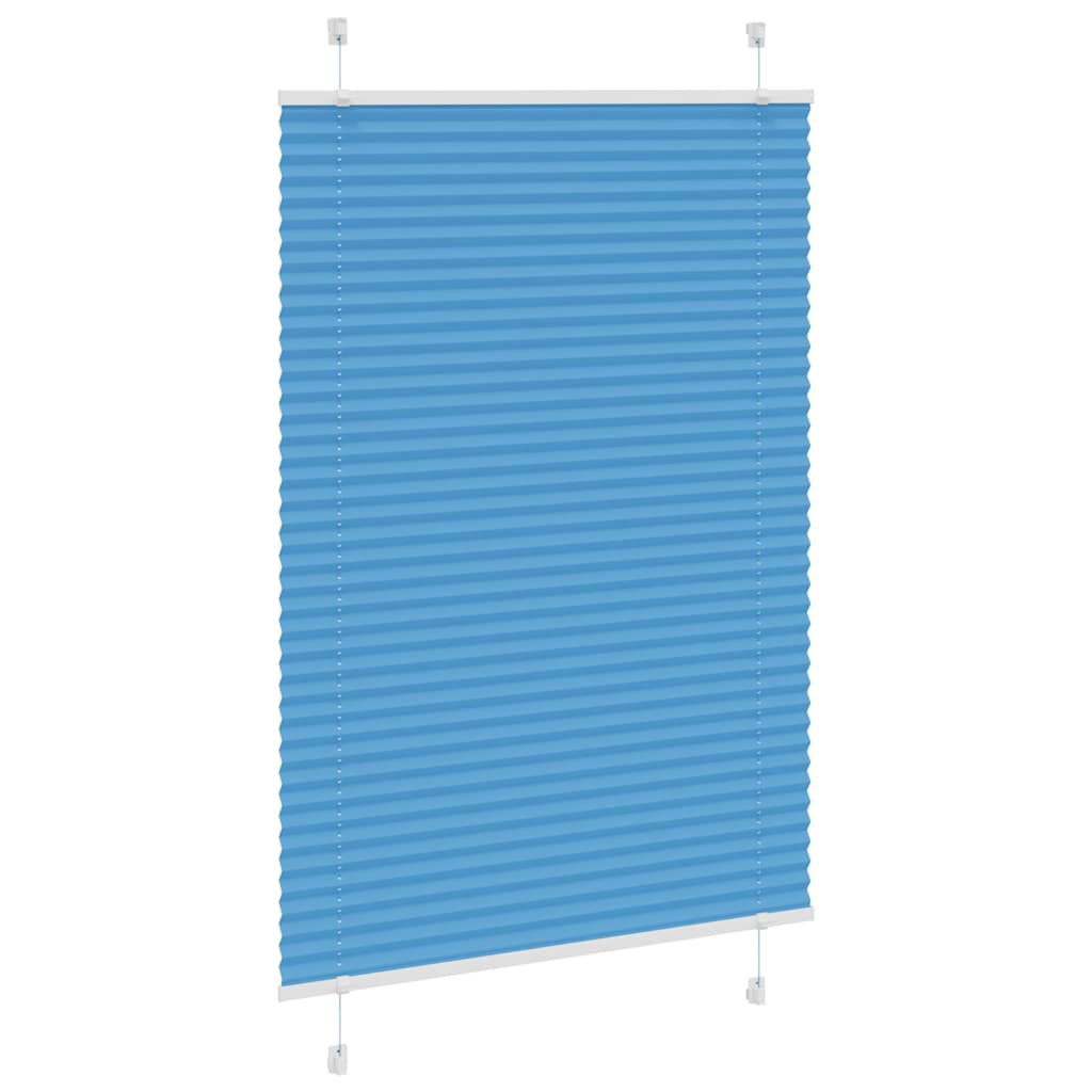 Plisirana zavjesa Plava 85x150 cm Širina tkanine 84,4 cm Poliester