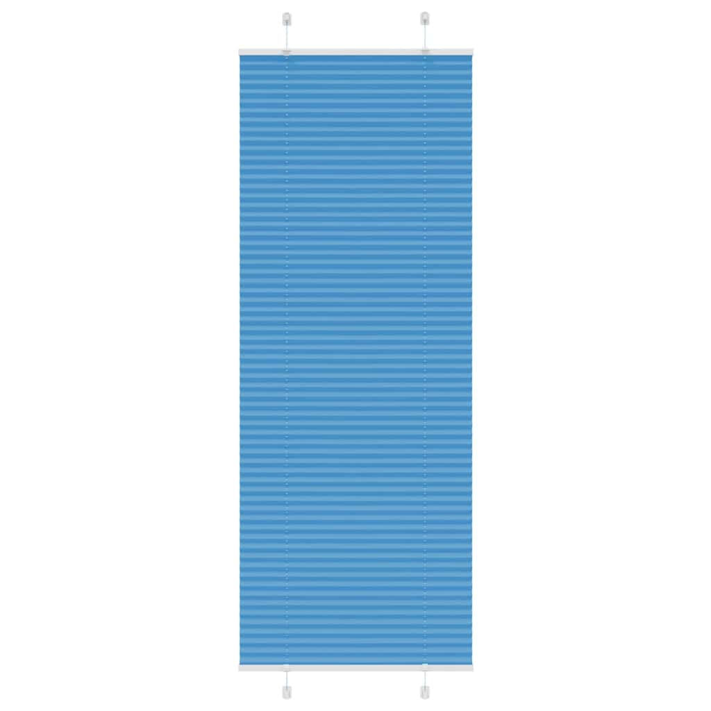 Plisirana zavjesa Plava 80x200 cm Širina tkanine 79,4 cm Poliester