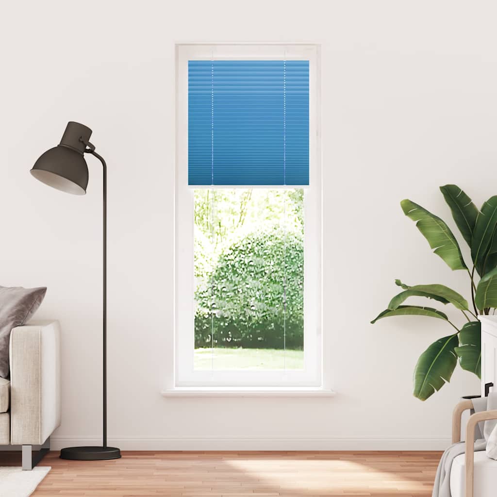Plisirana zavjesa Plava 80x200 cm Širina tkanine 79,4 cm Poliester