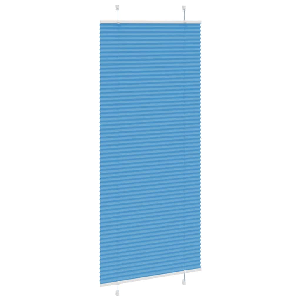 Plisirana zavjesa Plava 90x200 cm Širina tkanine 89,4 cm Poliester