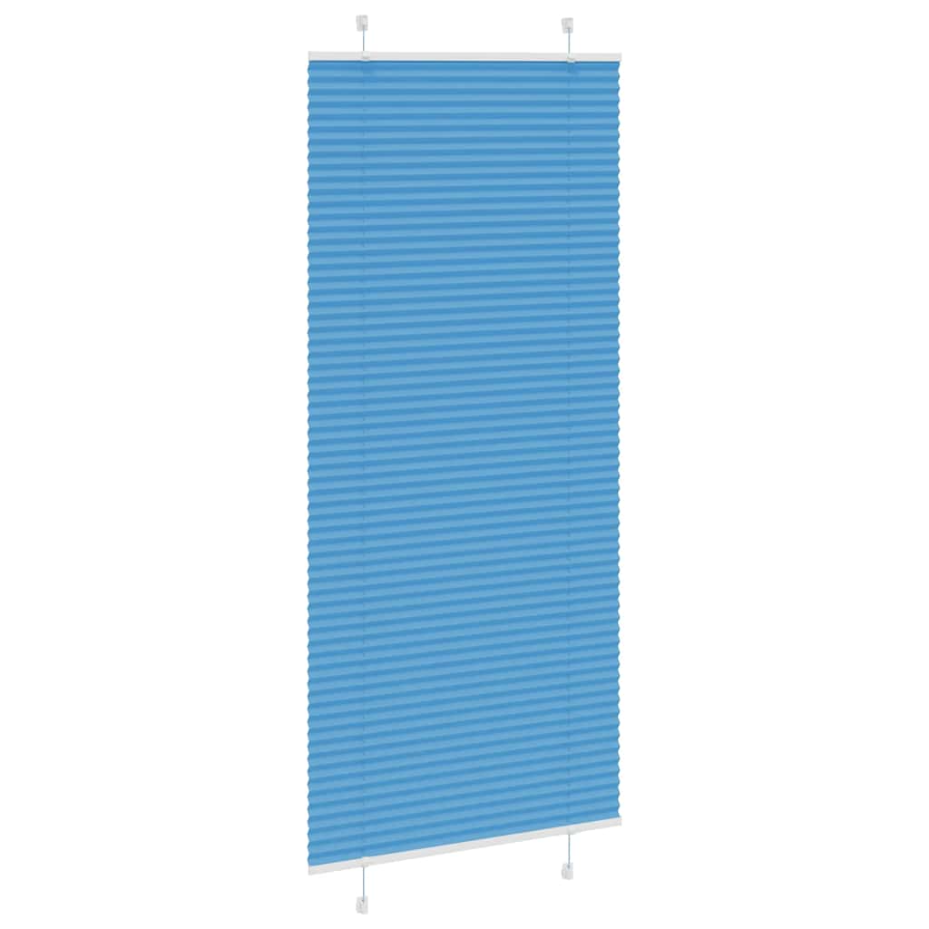 Plisirana zavjesa Plava 100x200 cm Širina tkanine 99,4 cm Poliester