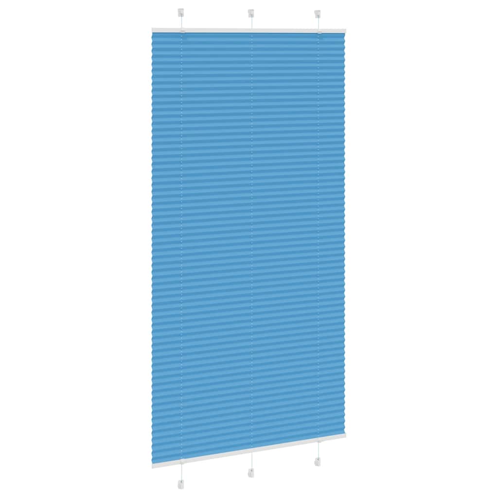 Plisirana zavjesa Plava 110x200 cm Širina tkanine 109,4 cm Poliester