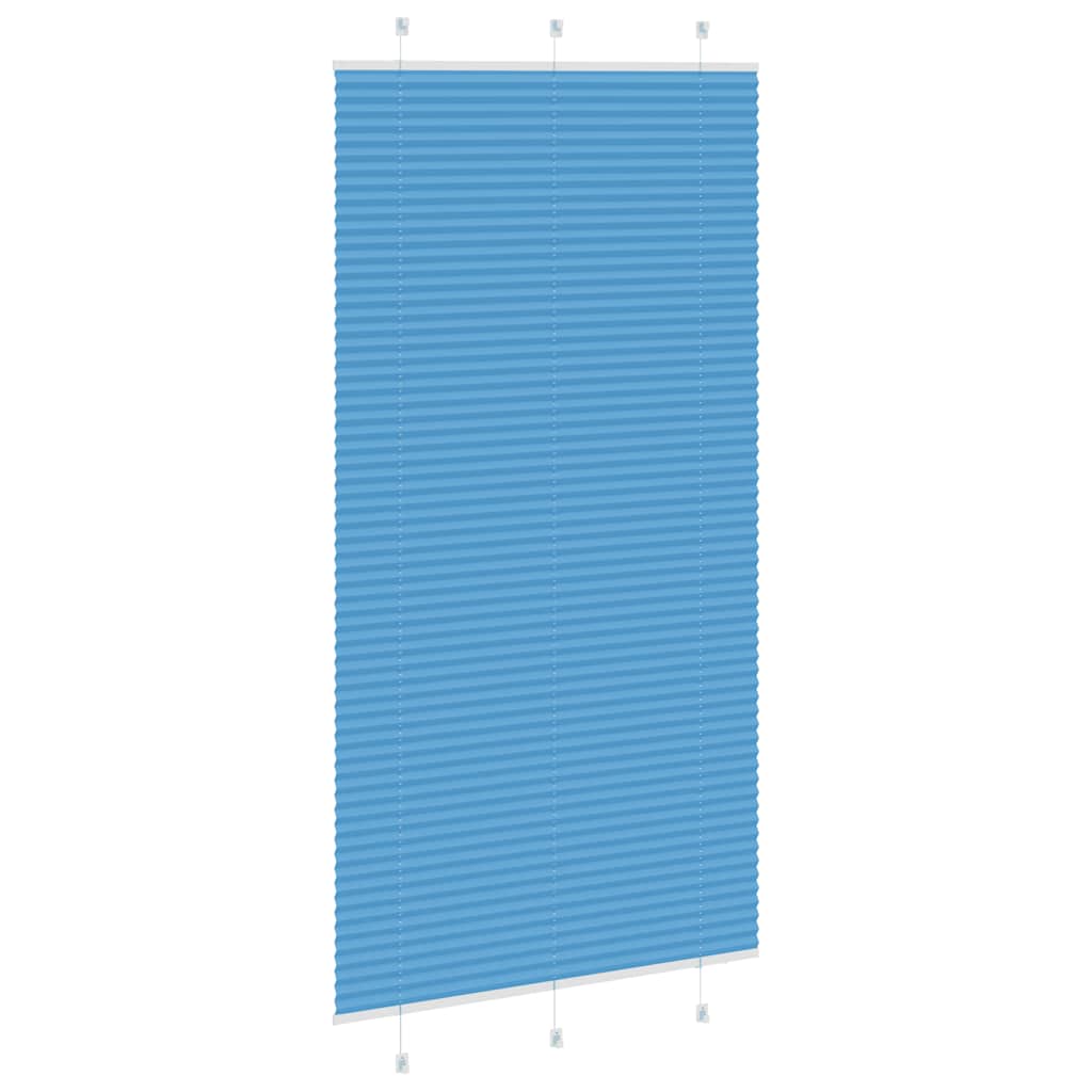 Plisirana zavjesa Plava 110x200 cm Širina tkanine 109,4 cm Poliester