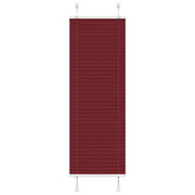 Plisirana roleta Bordeaux crvena 40x150 cm širina tkanine