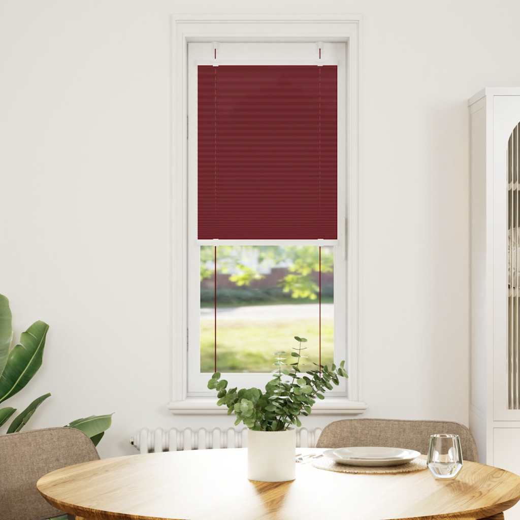 Plisirana roleta Bordeaux crvena 40x150 cm širina tkanine