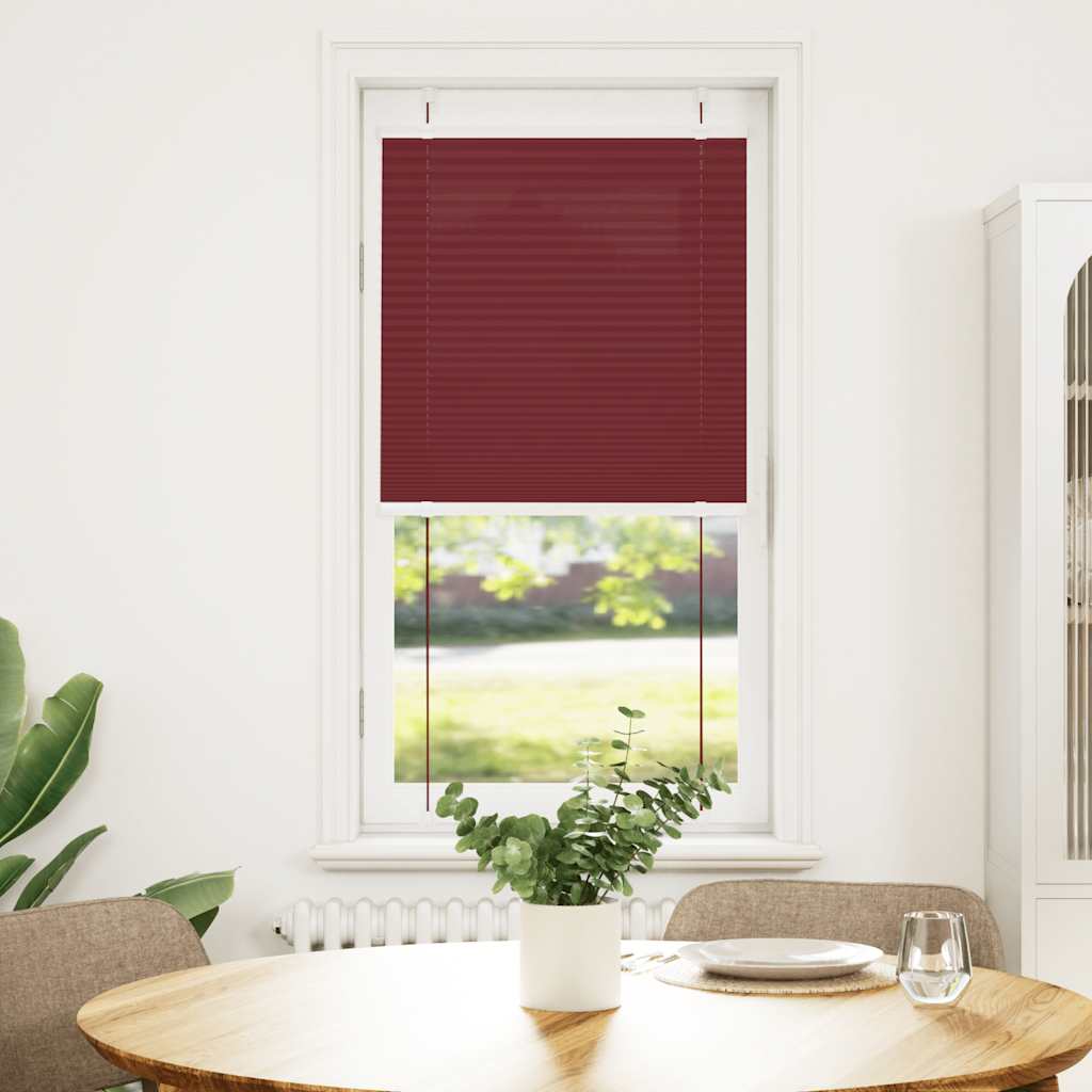 Plisirana roleta Bordeaux crvena 60x150 cm Širina tkanine