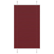 Plisirana roleta Bordeaux crvena 80x150 cm Širina tkanine